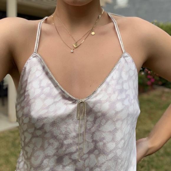 VICTORIAS SECRET cami set w rime-stone trim✨ - Picture 1 of 4